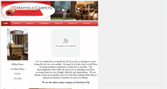 Desktop Screenshot of mayfieldcarpet.com